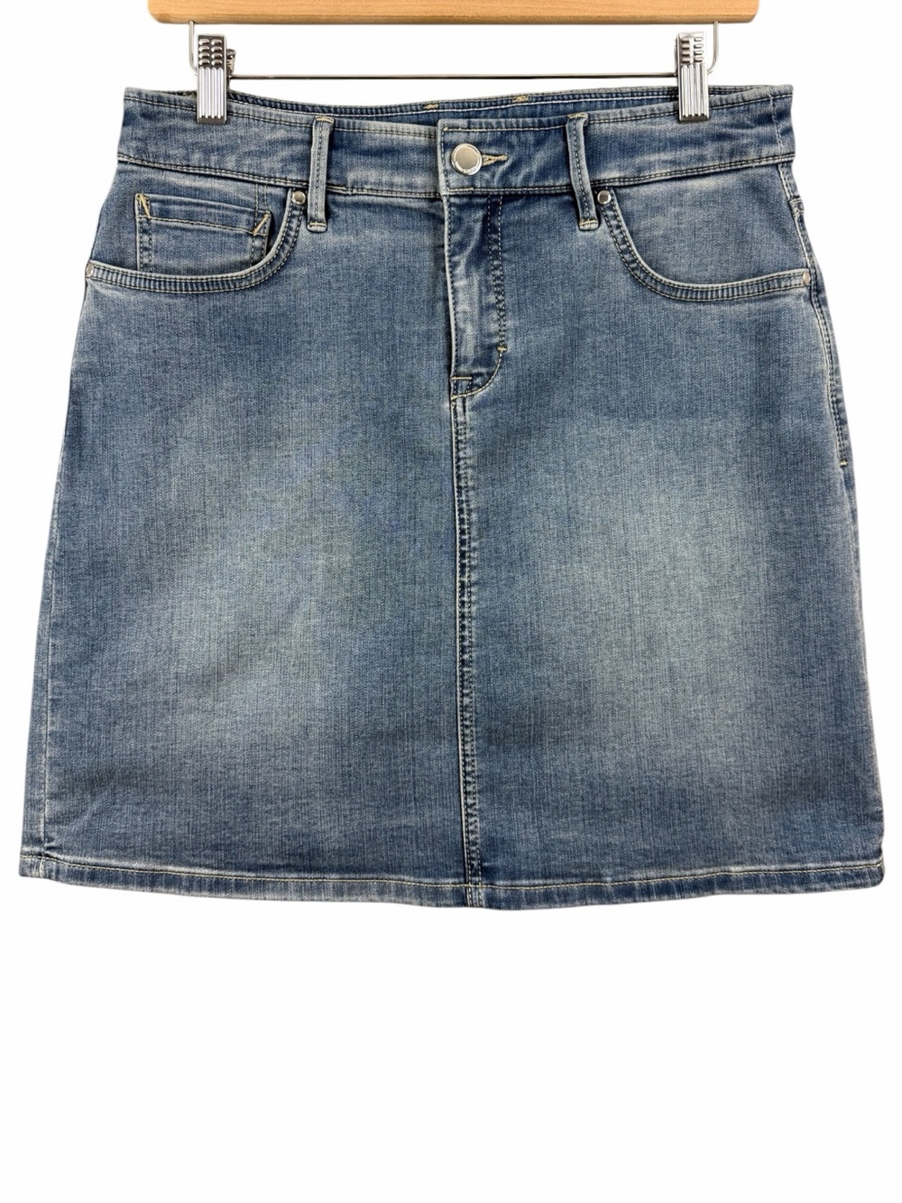 Tommy Bahama Boracay Indigo Jean Skirt Medium Ocean Wash Size 6